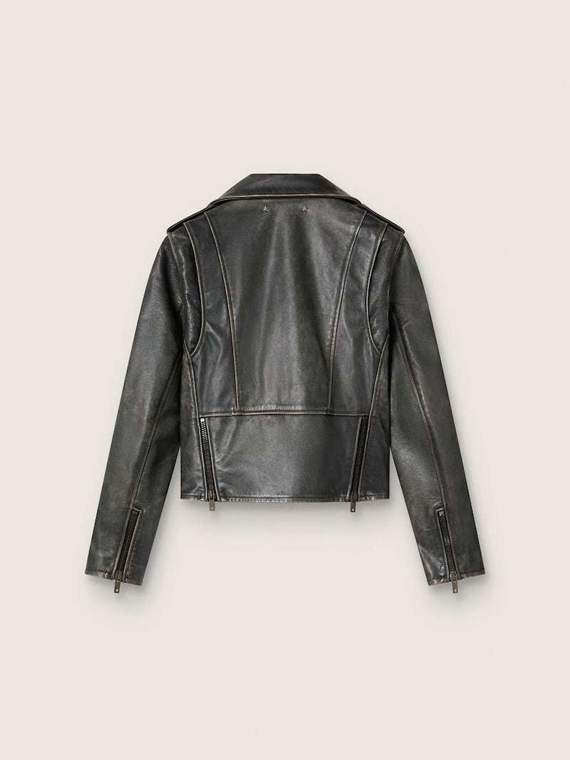 Golden Goose - Chiodo da donna in pelle in 