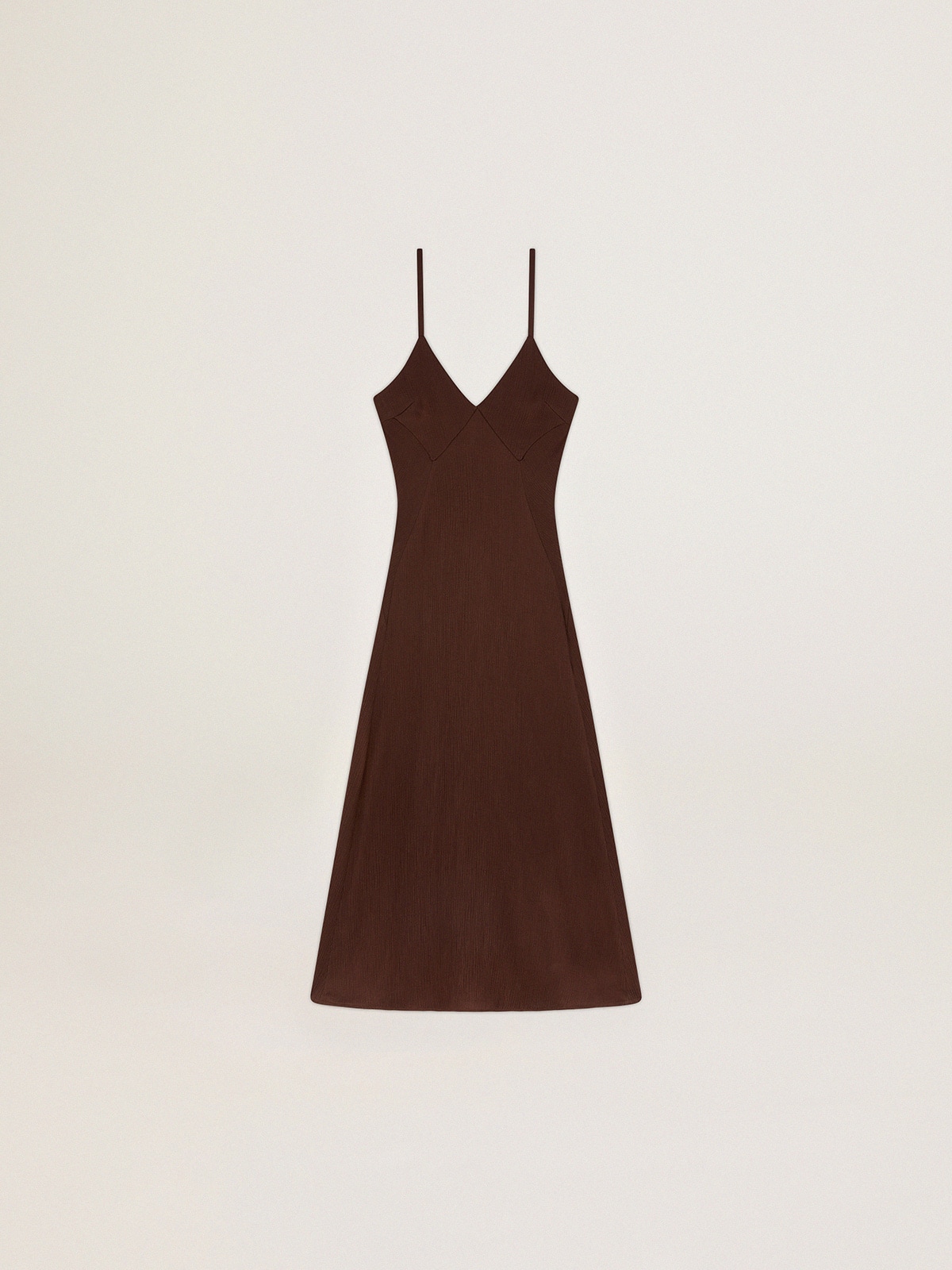 Golden Goose - Slip dress with 3D-effect pleats in 