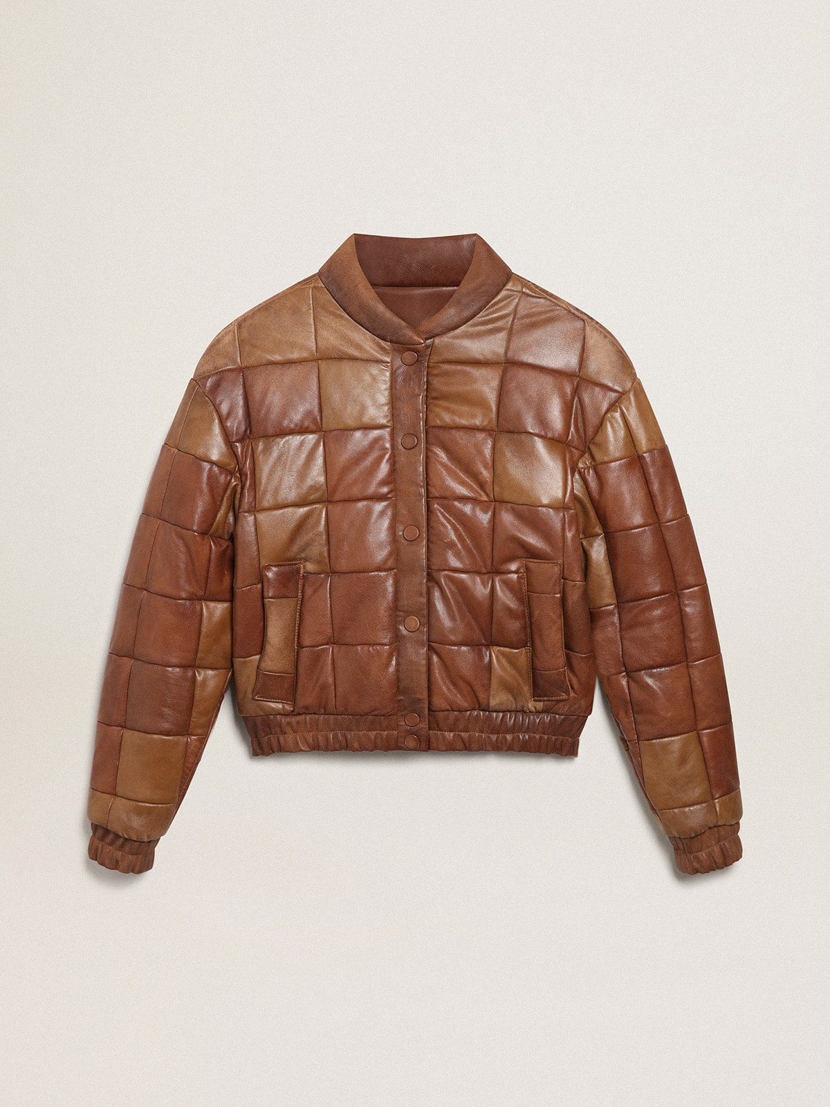 Golden Goose - Women's bomber jacket in leather in 