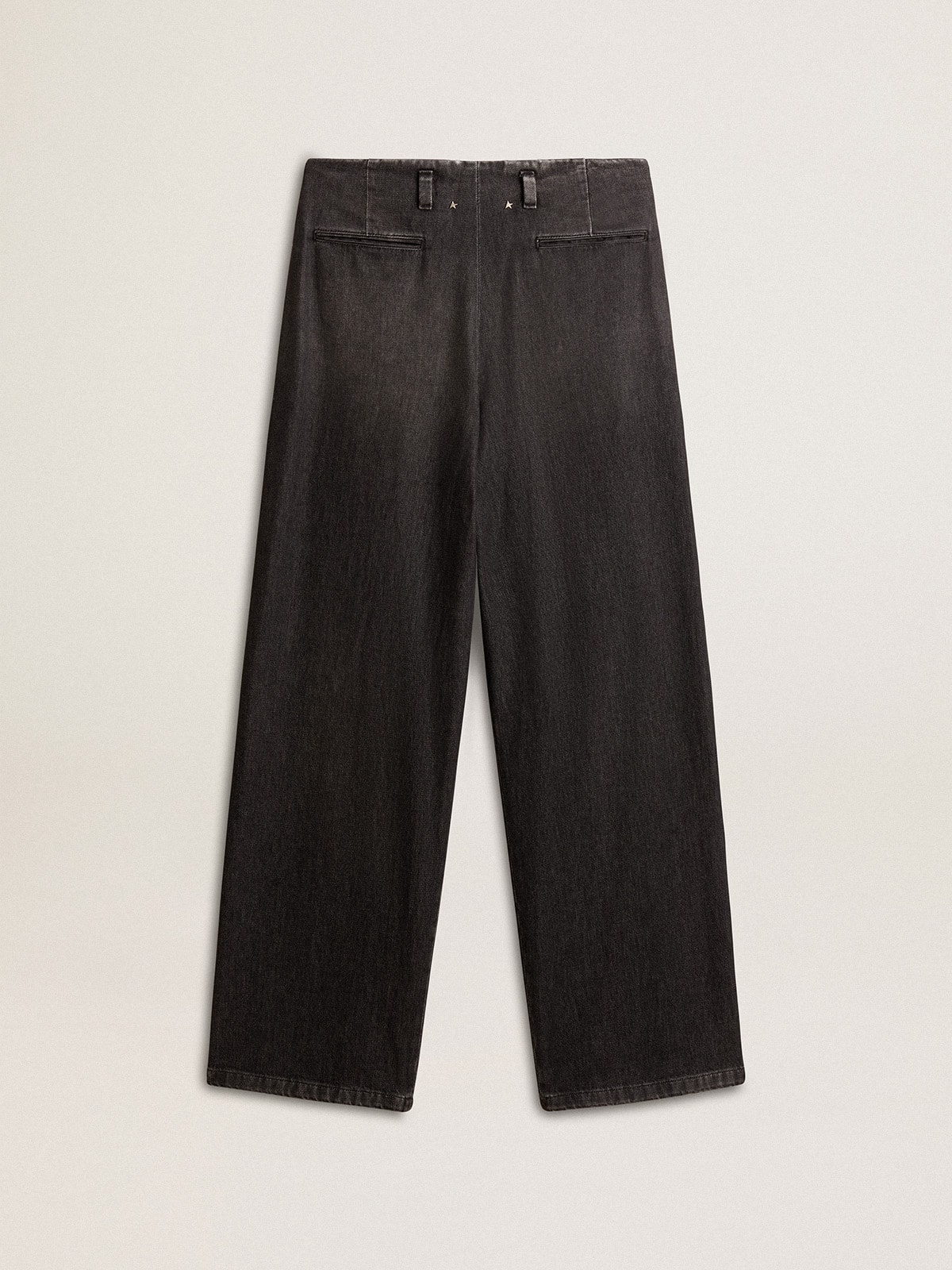 パンツ GOLDEN Woman Pants Black GWP01203P00099490100 Women's medium-wash cotton pants
