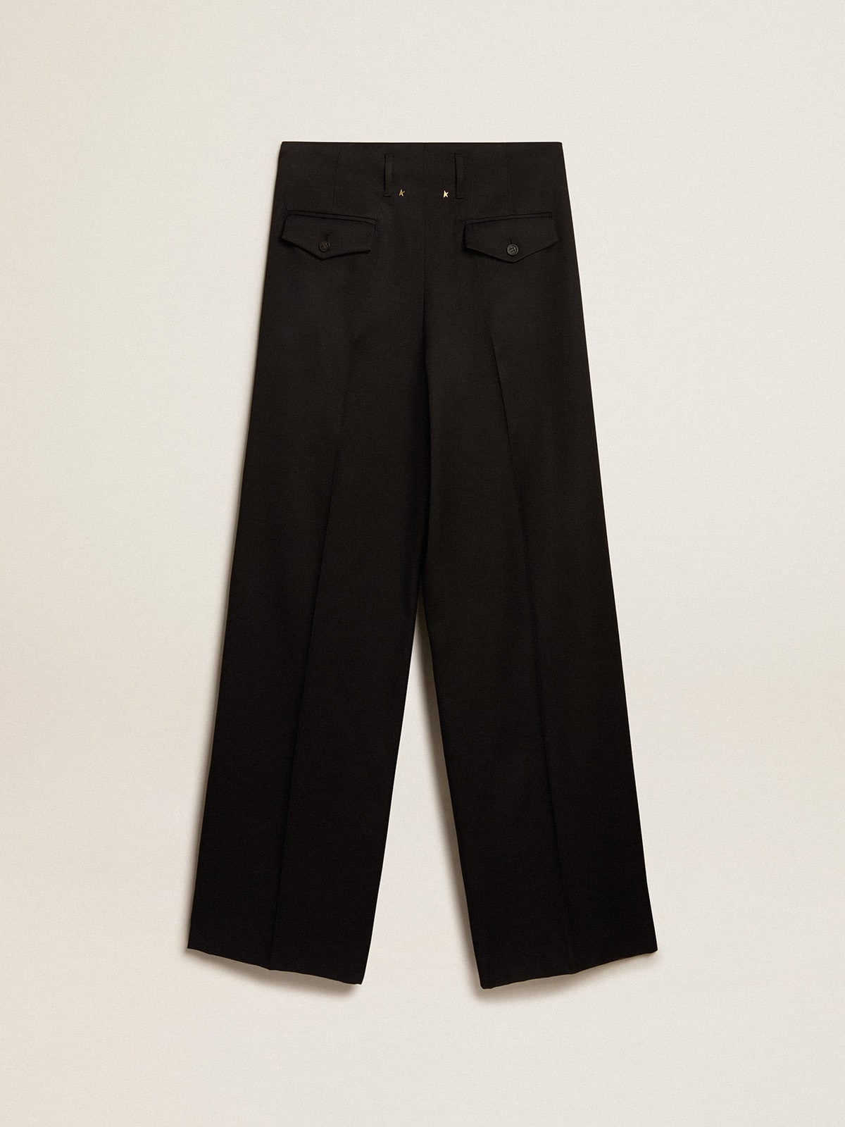 Golden Goose - Women’s black wool gabardine pants in 