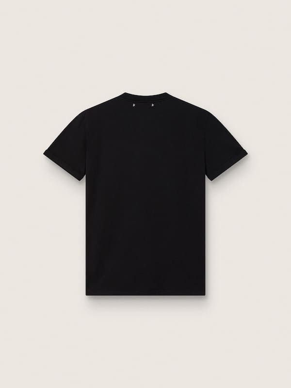Golden Goose - Women’s regular-fit distressed T-shirt in black in 