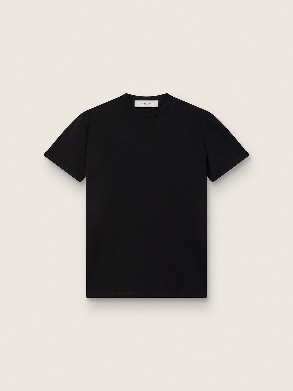 Golden Goose - Women’s regular-fit distressed T-shirt in black in 