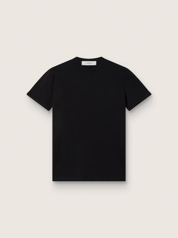 Golden Goose - Women’s regular-fit distressed T-shirt in black in 