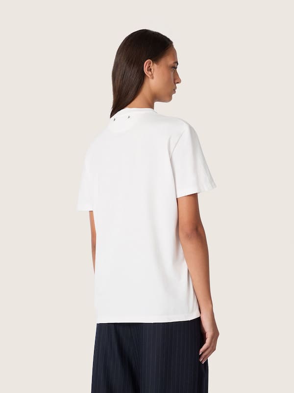 Golden Goose - Women&rsquo;s T-shirt with print on the front in 