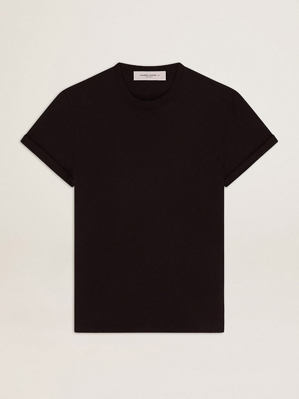 Golden Goose - Women’s slim-fit distressed T-shirt in black in 