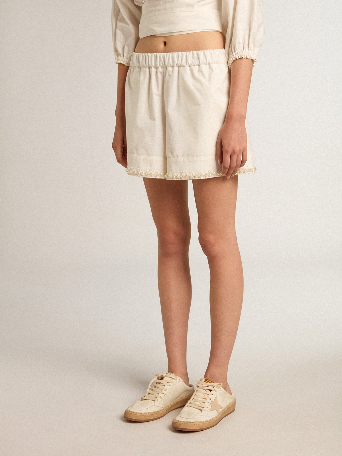 Women's skirts and shorts in cotton and leather | Golden Goose