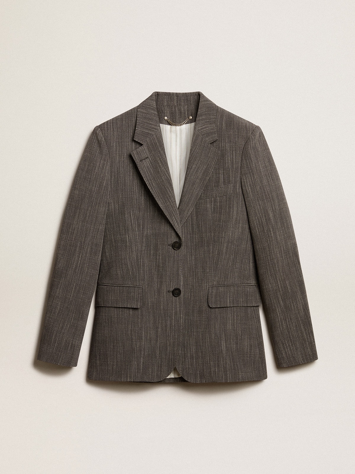 Golden Goose - Women’s single-breasted wool blend jacket  in 