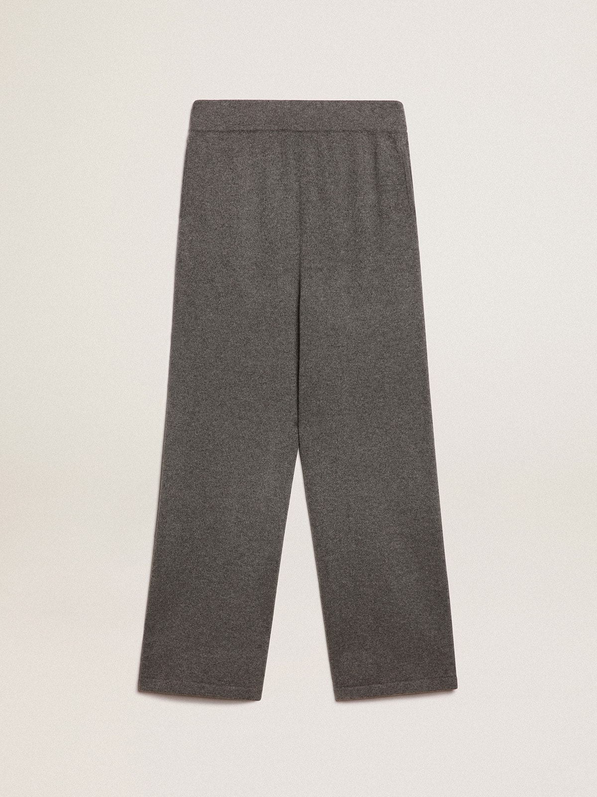 Gray cashmere blend women’s joggers