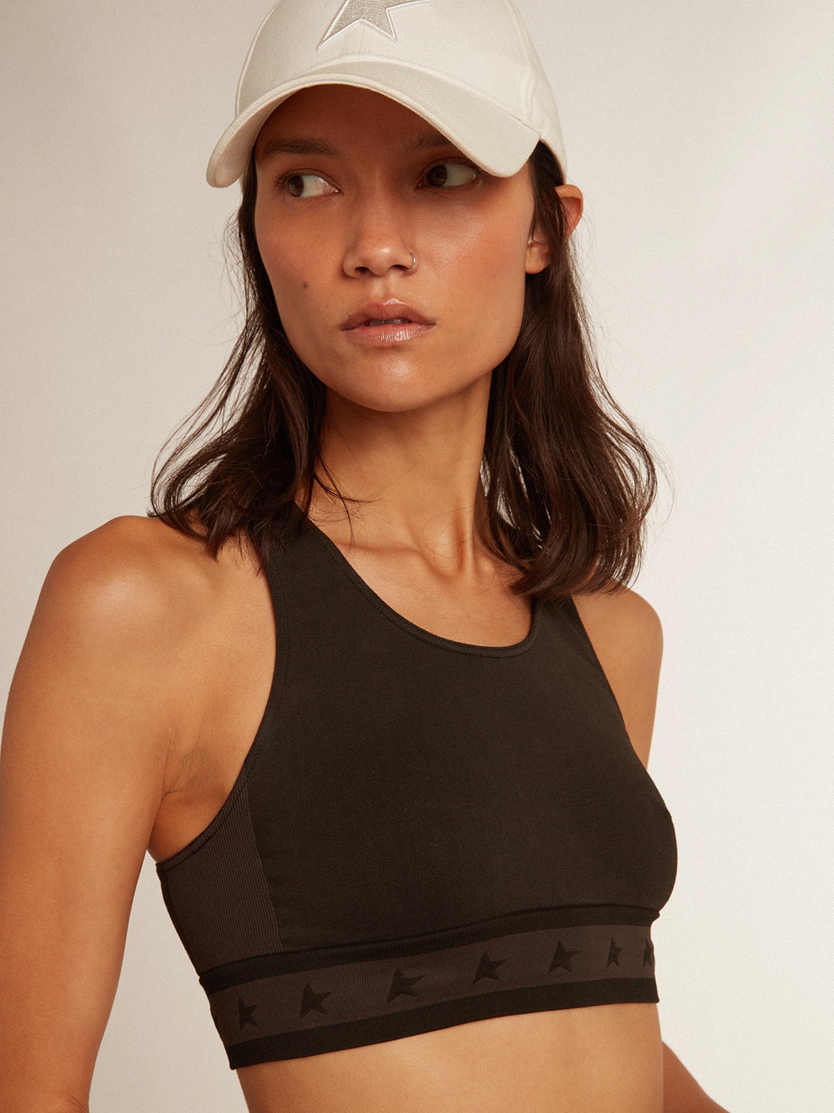 Golden Goose - Top de sport noir  in 