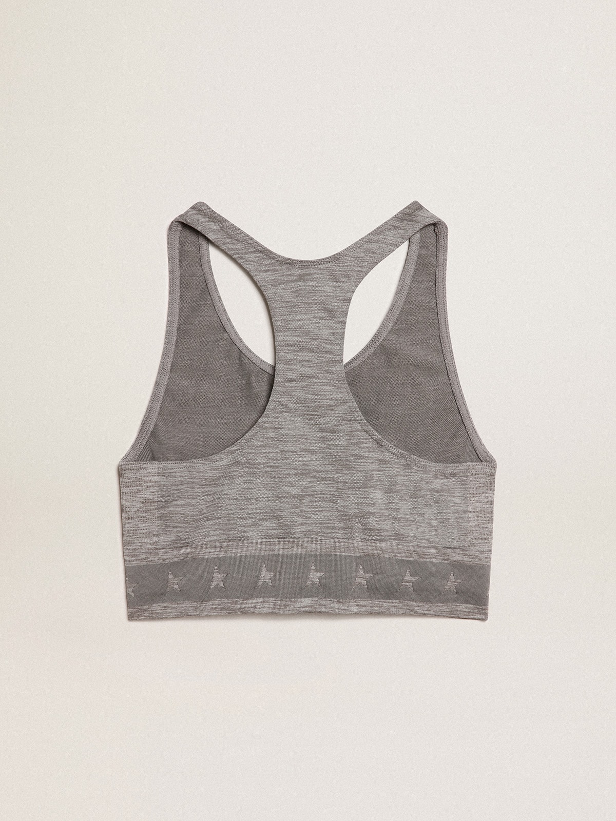 Golden Goose - Top deportivo de color gris jaspeado  in 