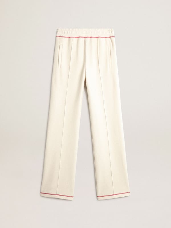 Pantalon de jogging blanc caract&eacute;ristique femme avec logo CNY