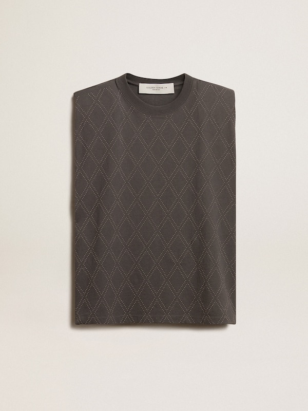 Golden Goose - T-shirt sans manches anthracite  in 