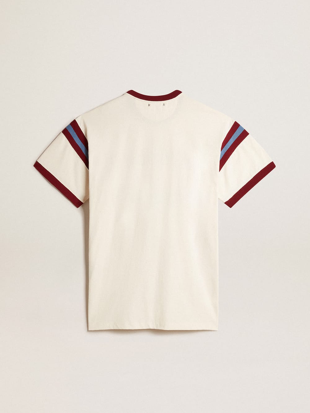 Golden Goose - Women’s white dress with burgundy lettering on the front in 