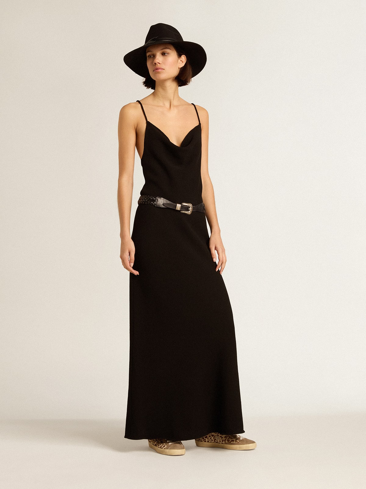 Golden Goose - Black slip dress in 