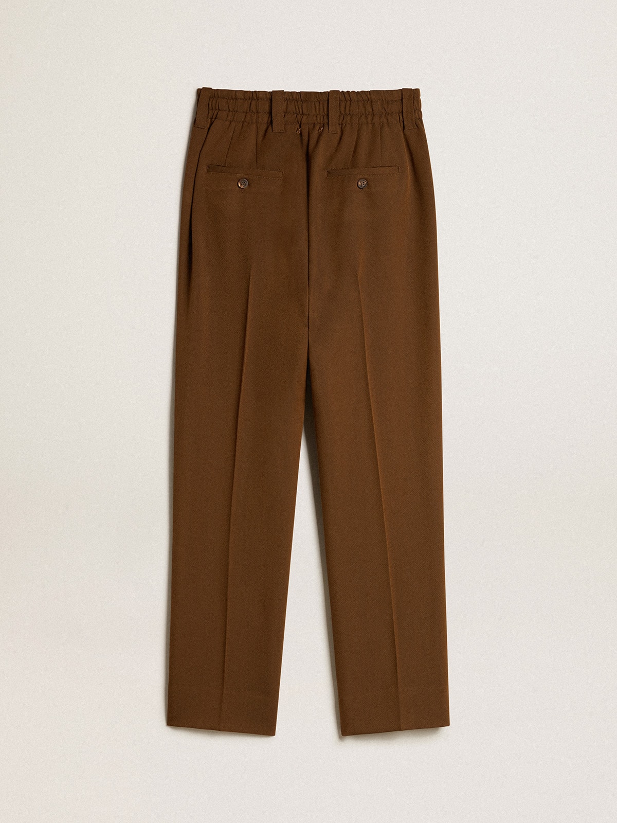 Golden Goose - Beech-colored pants in wool and viscose blend in 