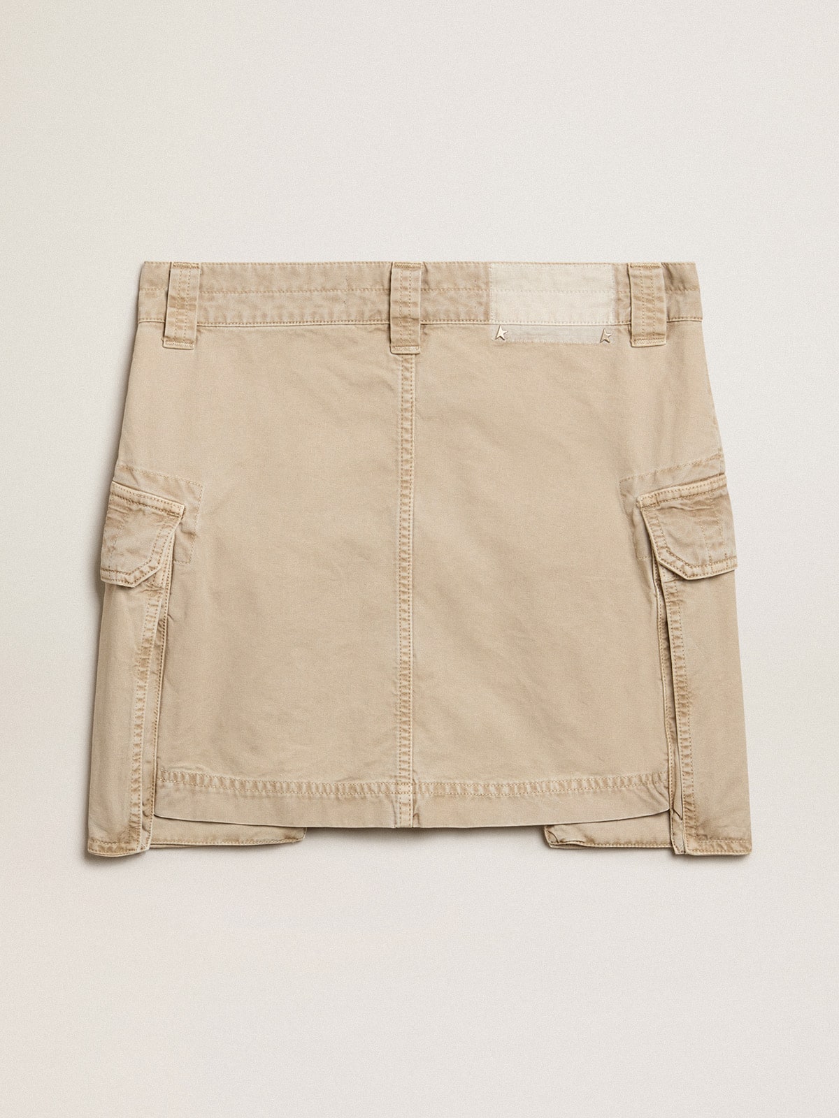 Golden Goose - Khaki-colored cargo skirt in 