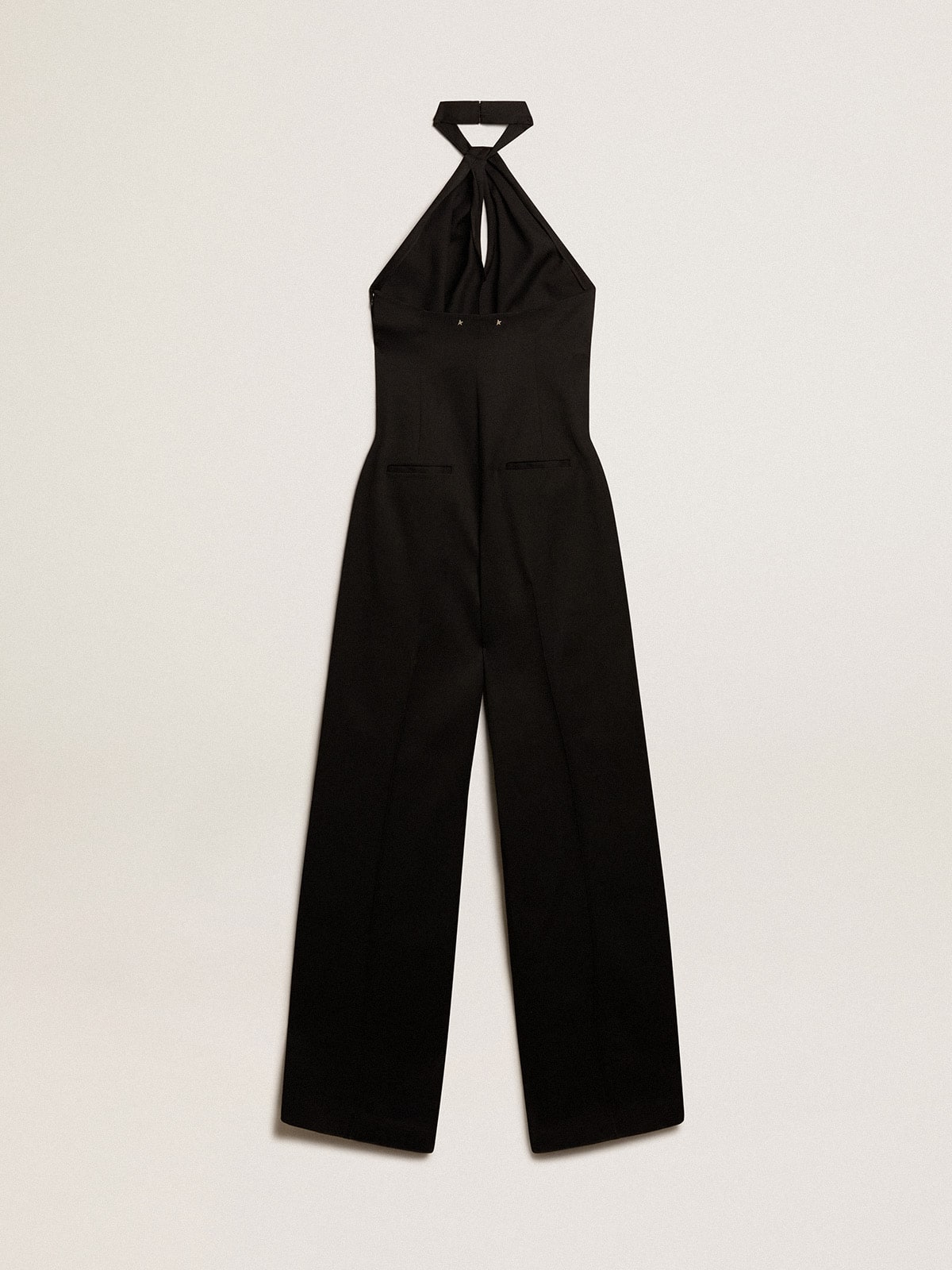 Golden Goose - Black wool gabardine jumpsuit in 