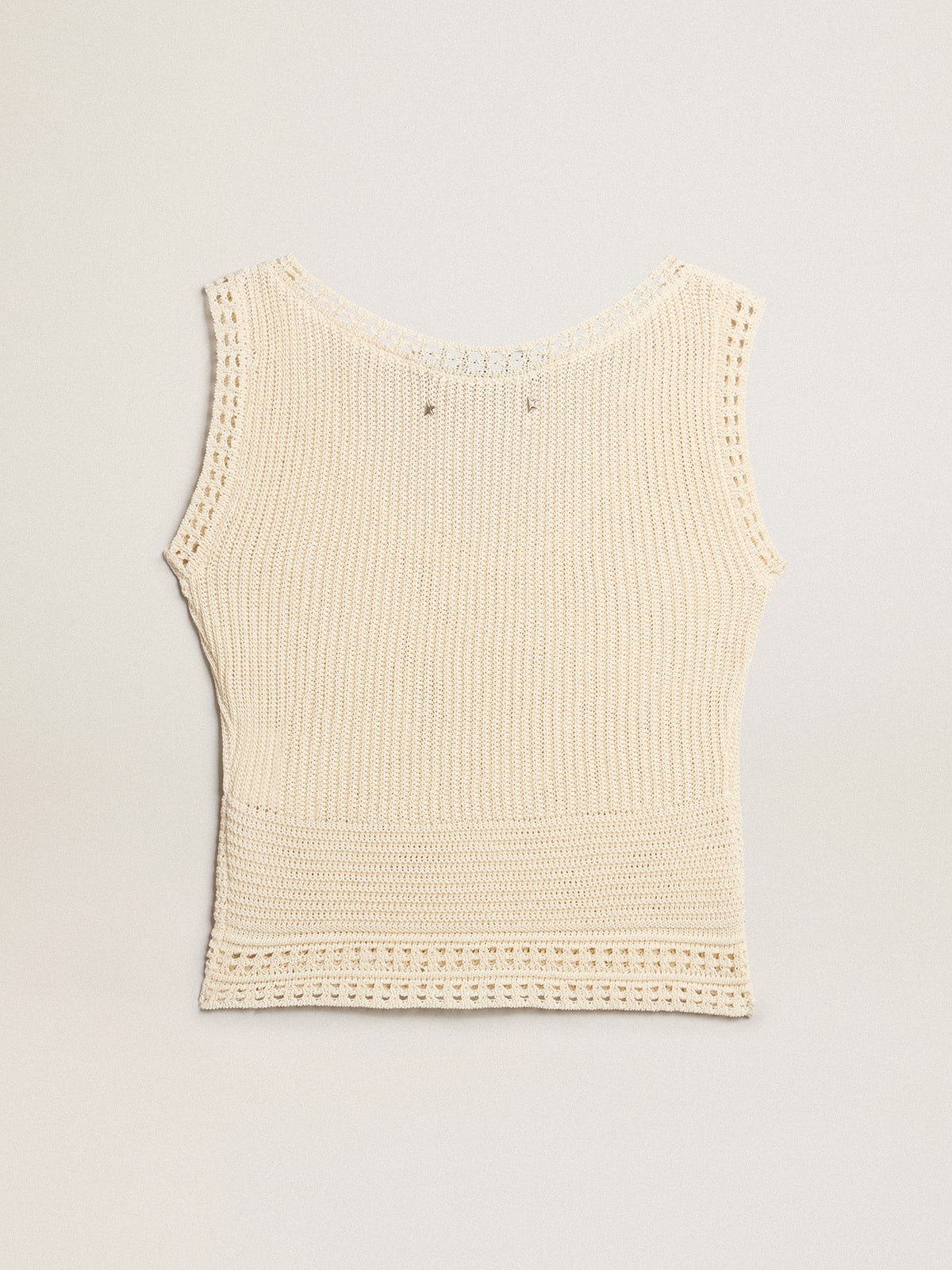 Bonté Gwen Gilet in Ecru/Blue