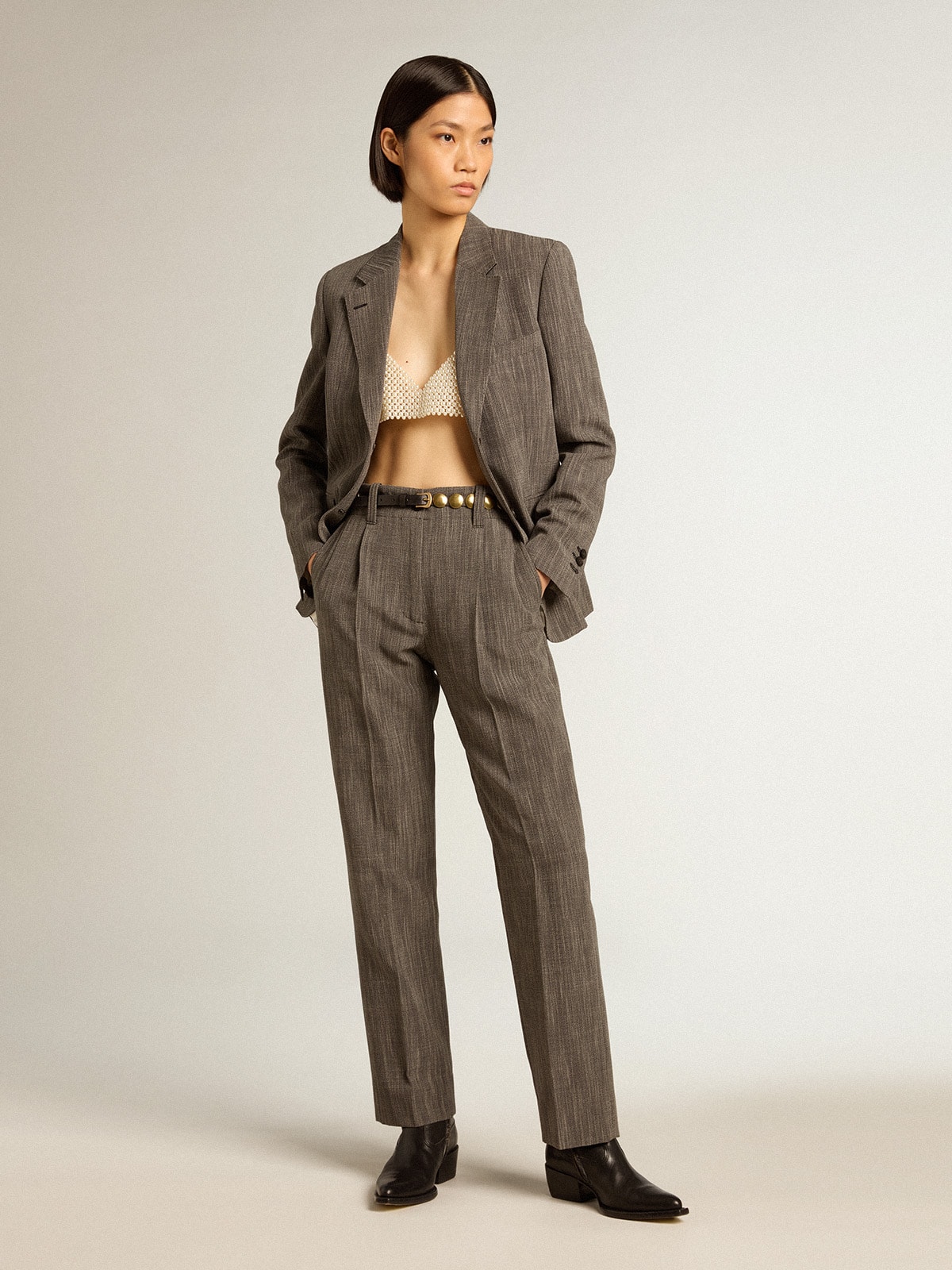 Golden Goose - Top da donna in filo di perle in 
