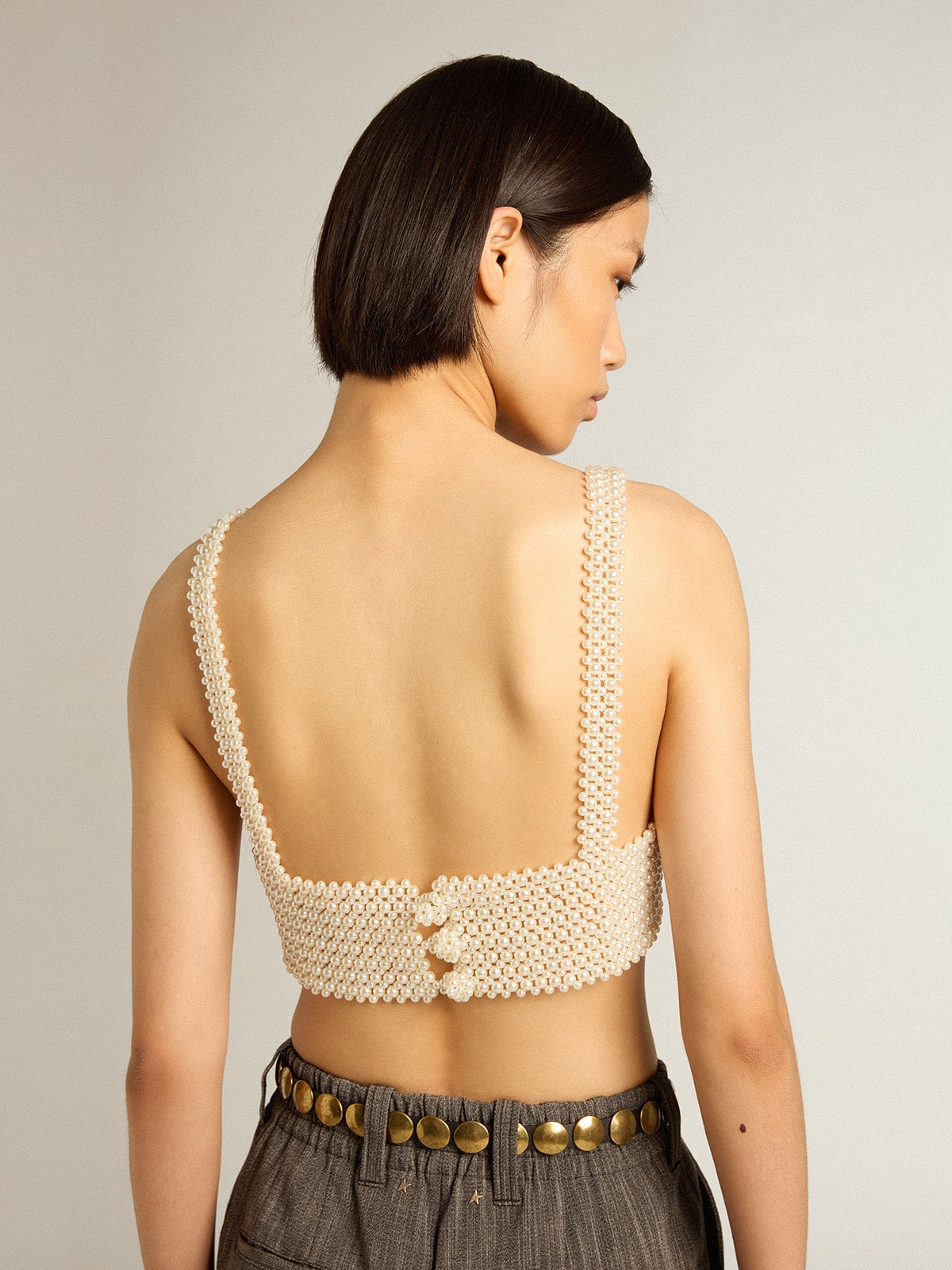 Golden Goose - Women’s string of pearls top in 