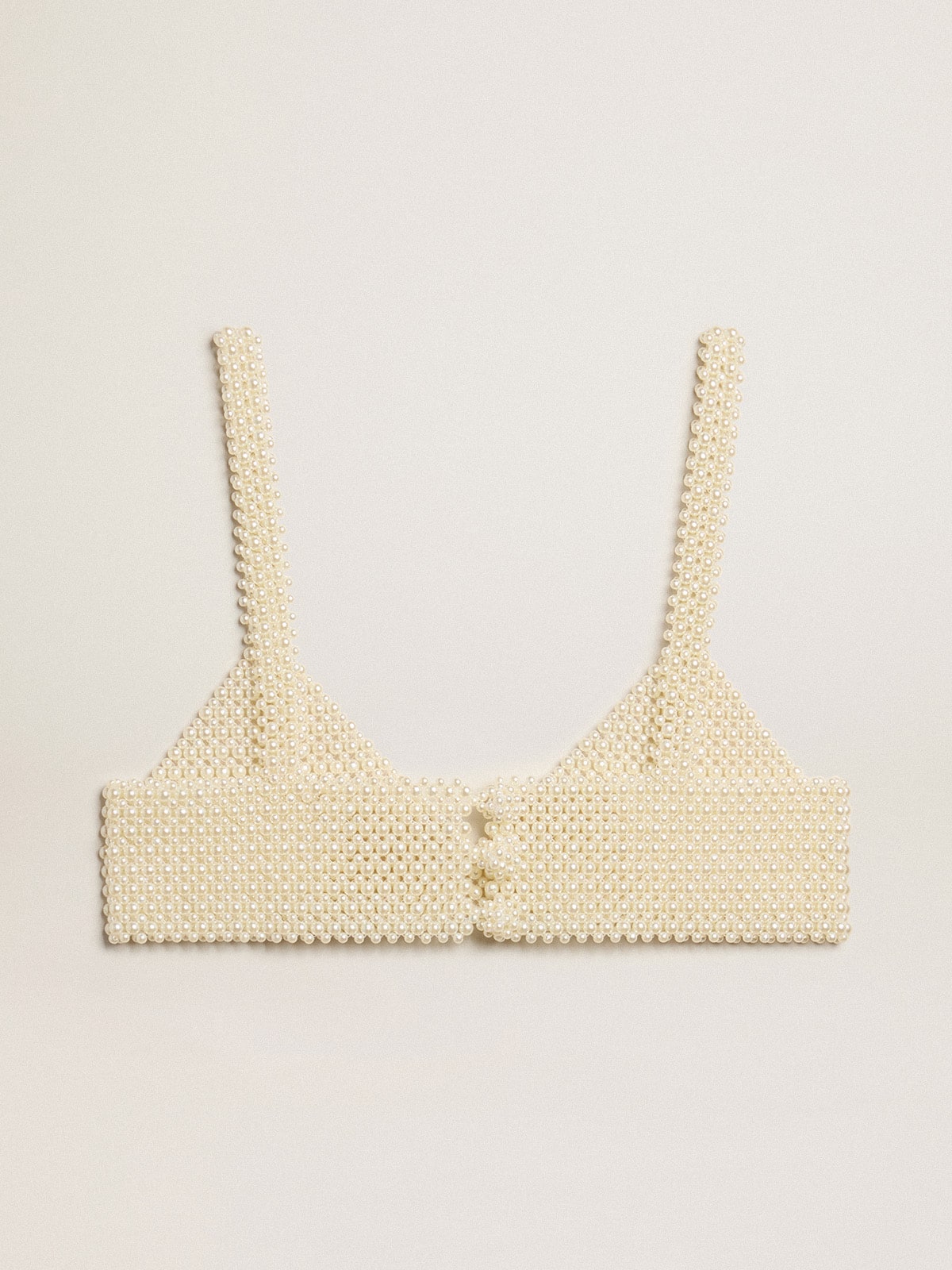 Golden Goose - Top da donna in filo di perle in 