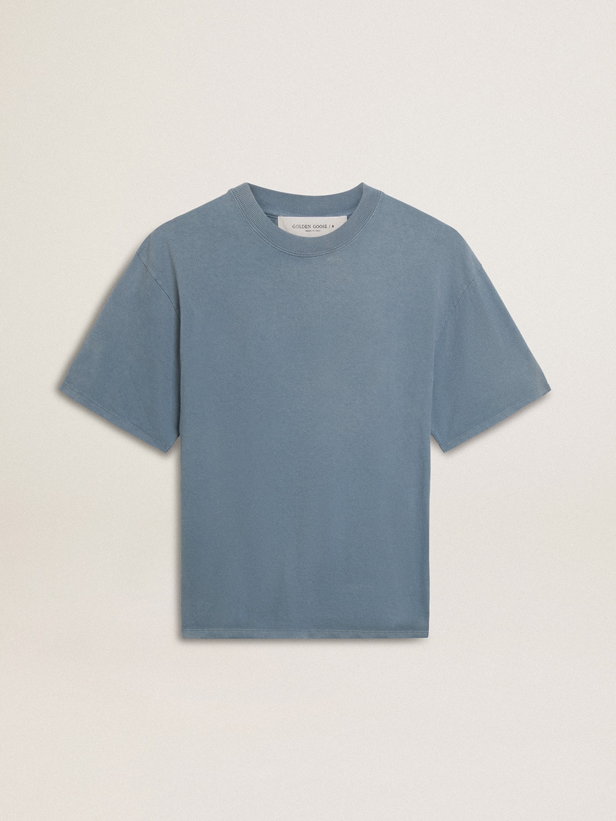 Golden Goose - Baby blue T-shirt with reverse logo on the back - Jersey Capsule in 