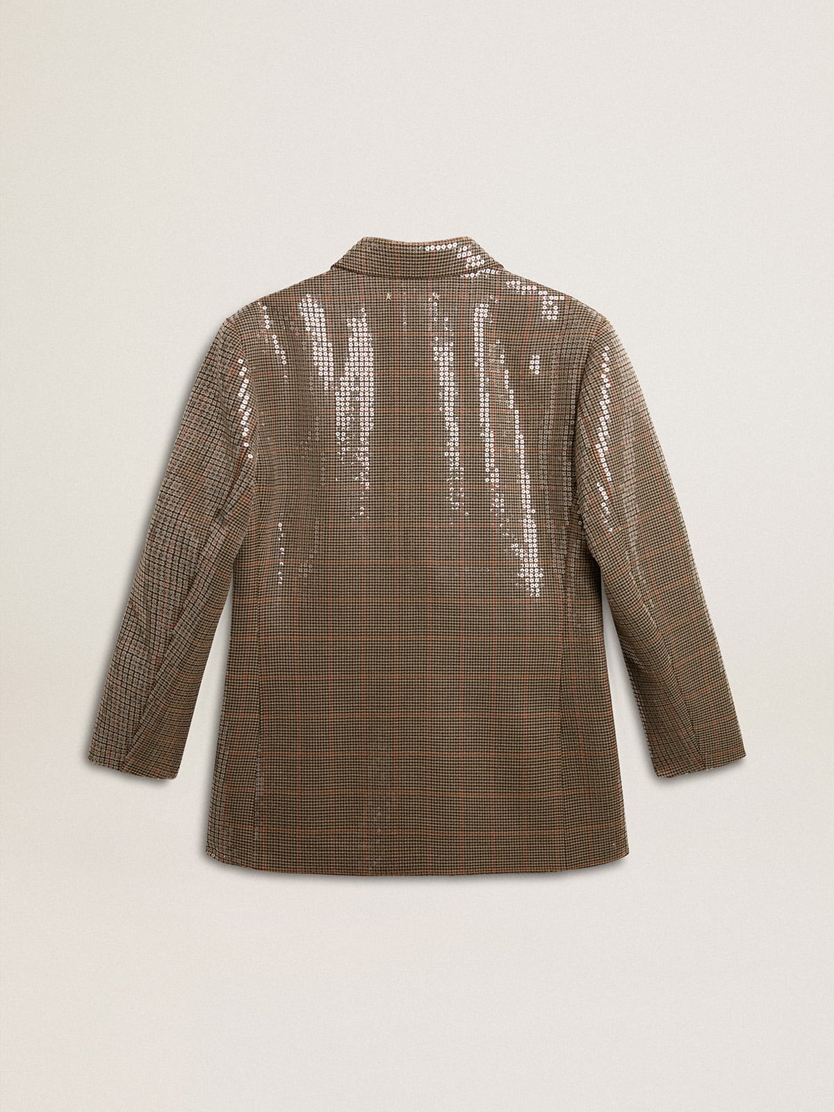 Golden Goose - Women's houndstooth jacket with all-over sequin embroidery in 