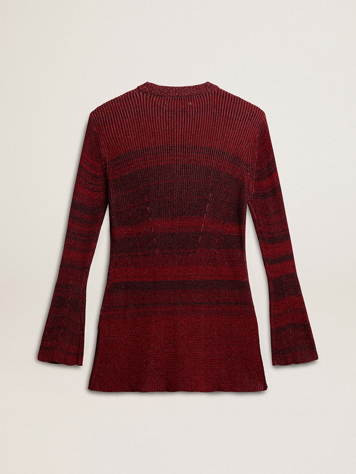 Golden Goose - Irregular-striped cotton dress in 