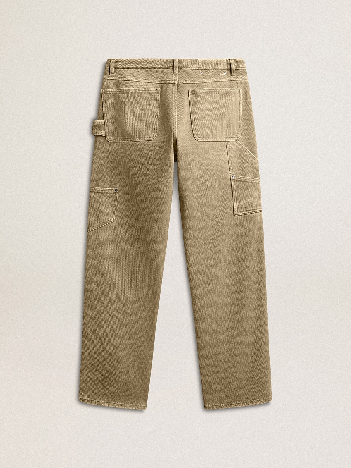 Golden Goose - Pantalon pour femme en coton à l’effet usé in 