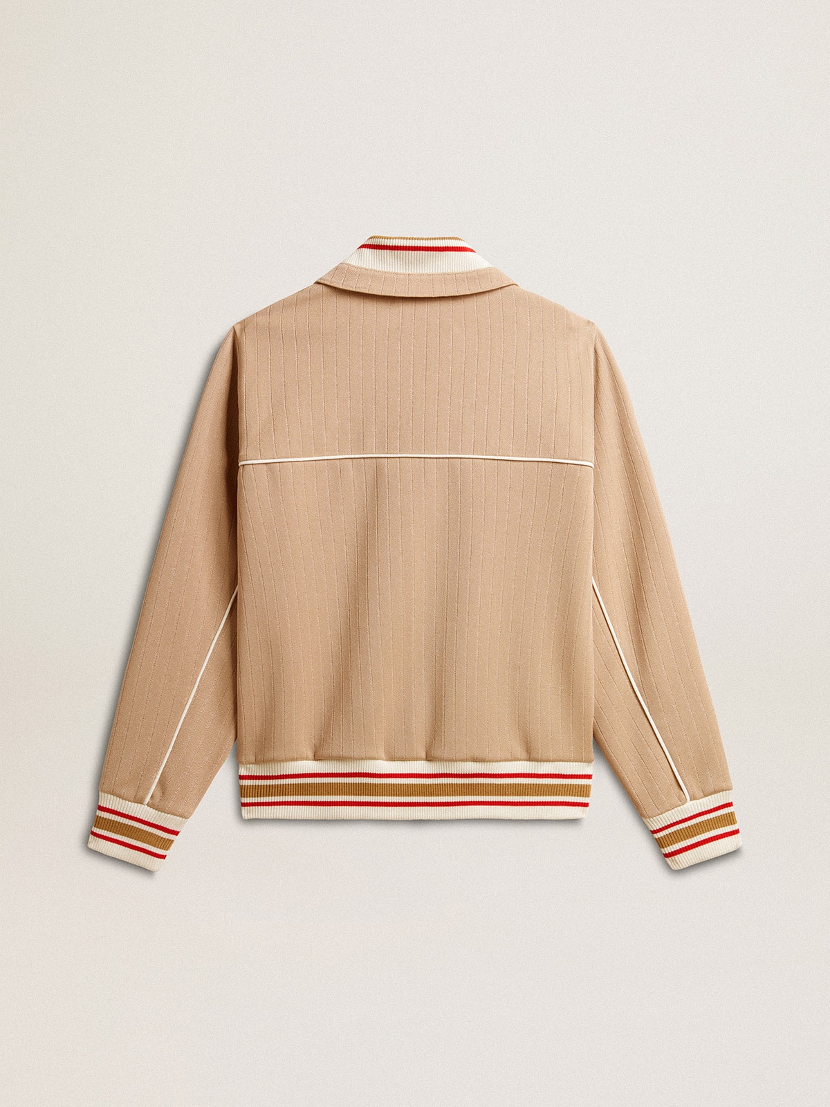Golden Goose Journey Crop Graphic Polo Sweatshirt | Nordstrom