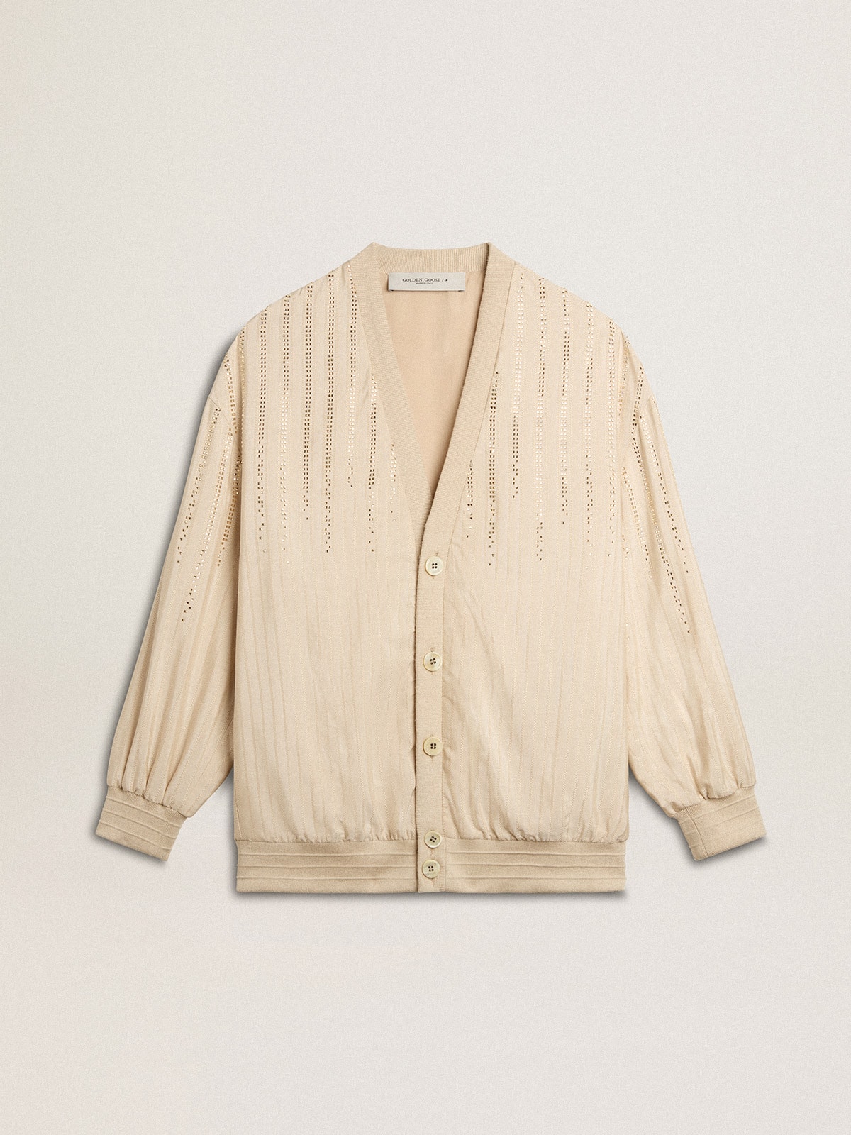 Golden Goose tie-dye printed cardigan - Neutrals