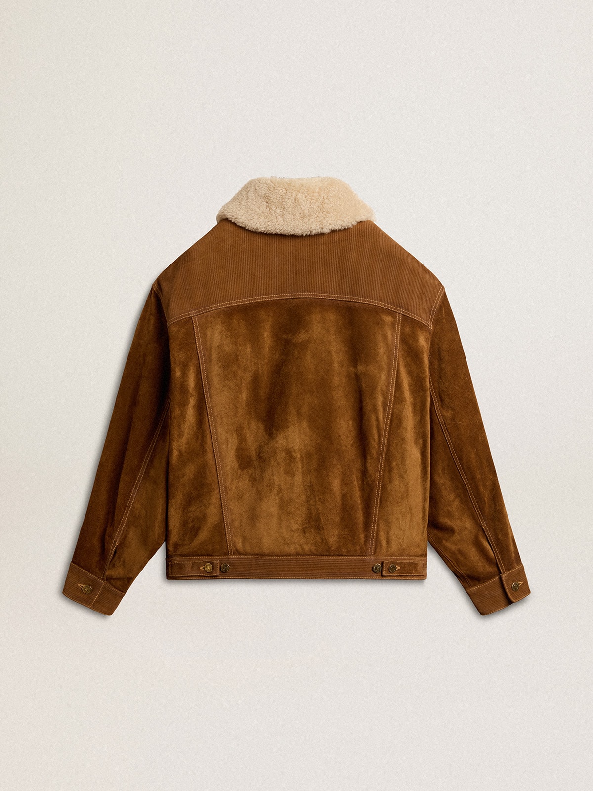 Golden goose leather jacket on sale