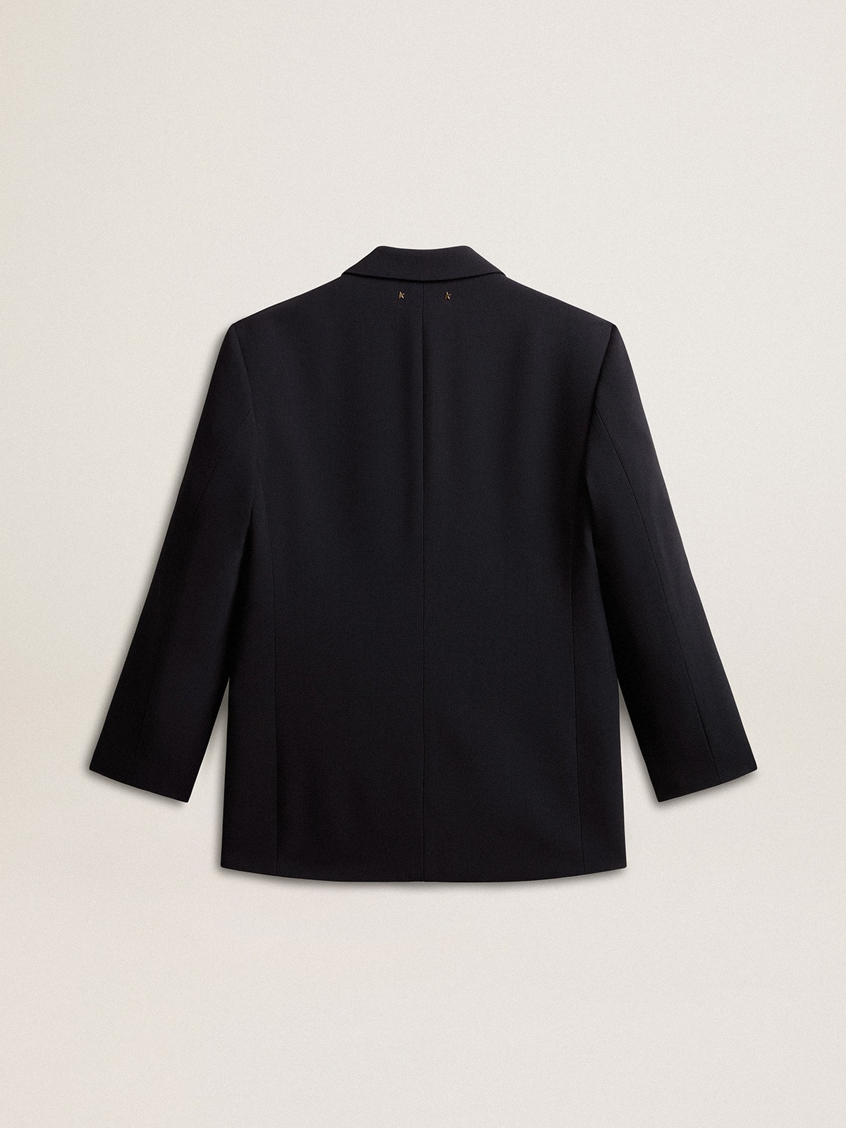 Golden Goose - Women’s black wool-blend blazer jacket in 