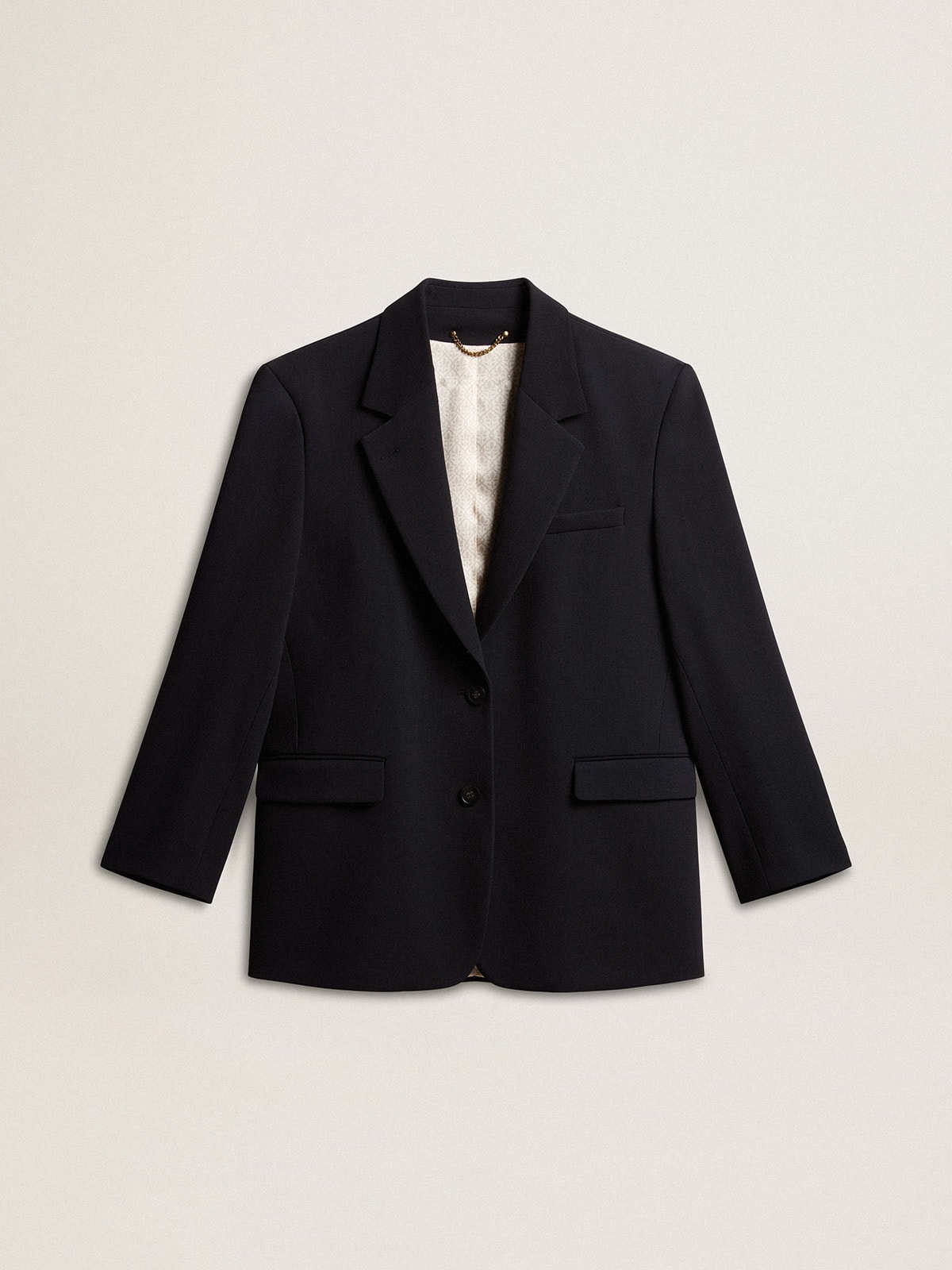 Golden Goose - Women’s black wool-blend blazer jacket in 