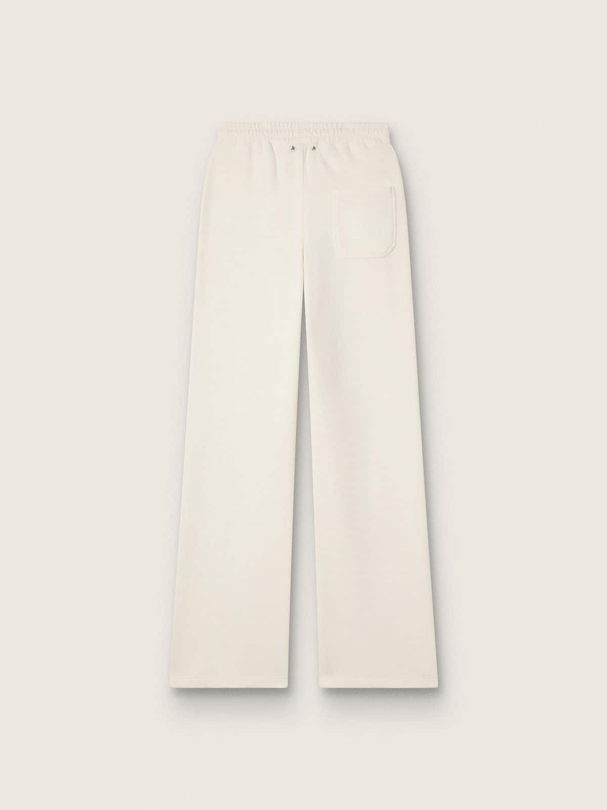 Golden Goose - Women&rsquo;s white cotton joggers in 
