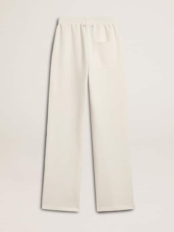 Golden Goose - Women’s white cotton joggers in 