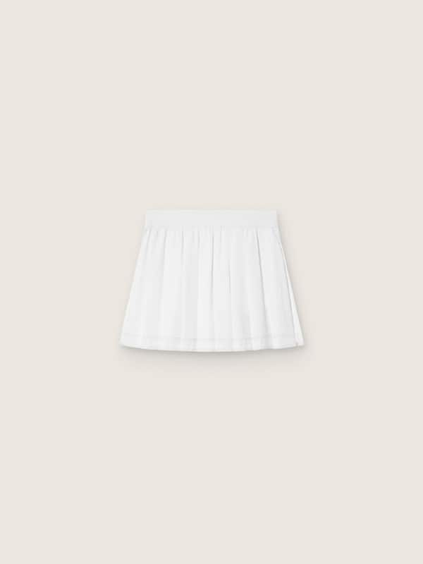 Golden Goose - Pleated sports miniskirt in white in 