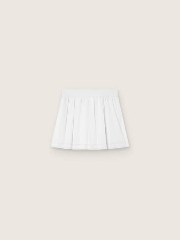 Golden Goose - Pleated sports miniskirt in white in 