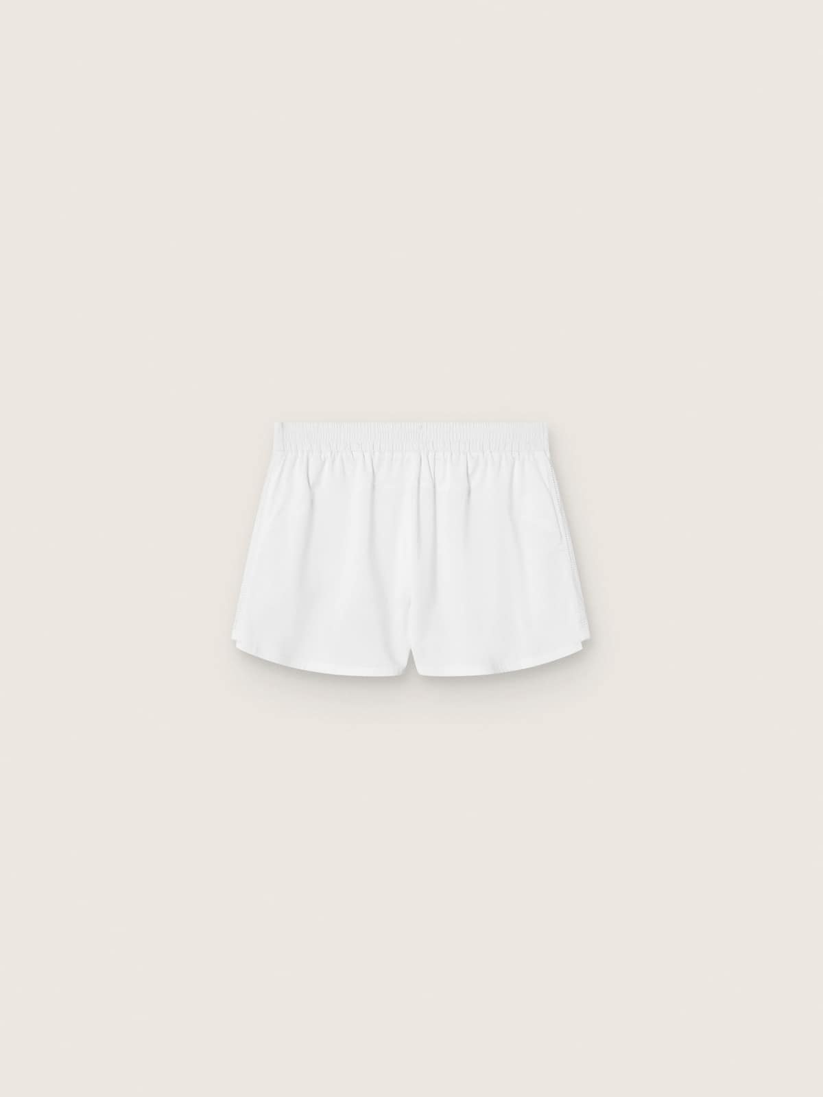 Golden Goose - Pantaloncini sportivi bianchi doppio strato da donna in 