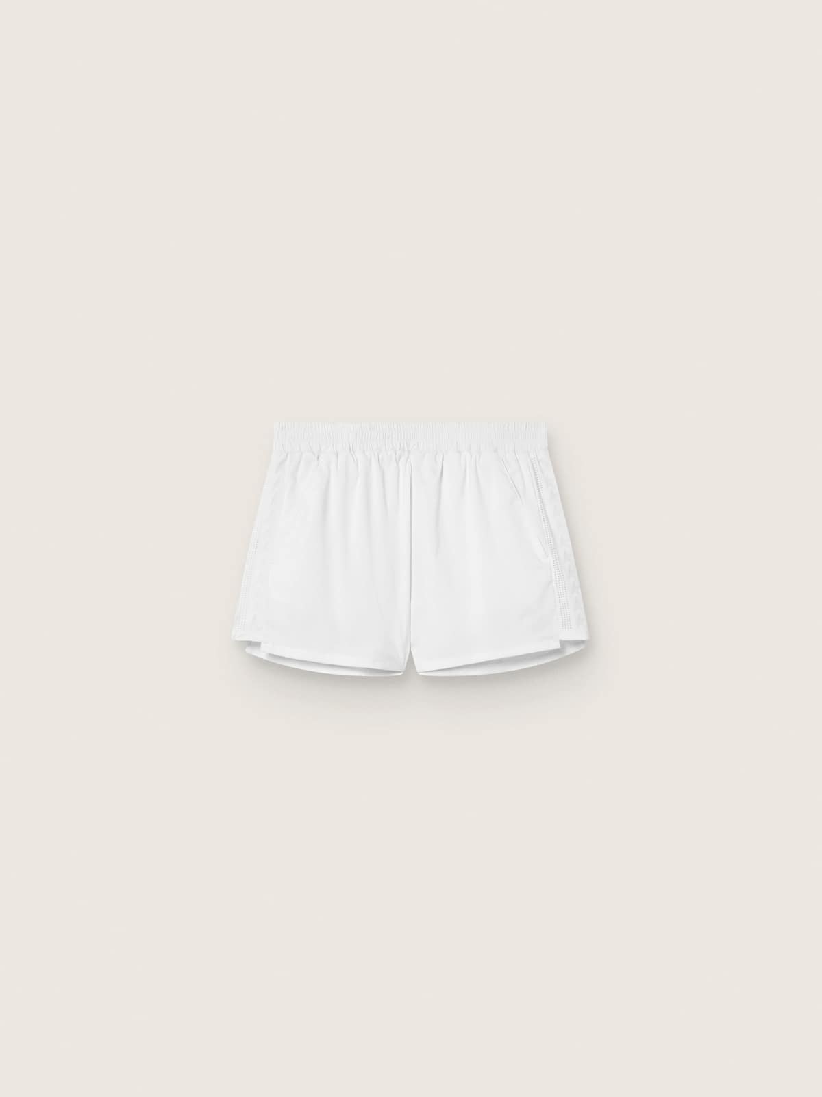 Golden Goose - Pantaloncini sportivi bianchi doppio strato da donna in 