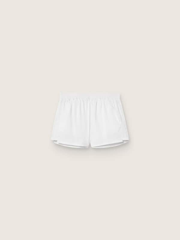 Golden Goose - Women's white double-layer sports shorts in 