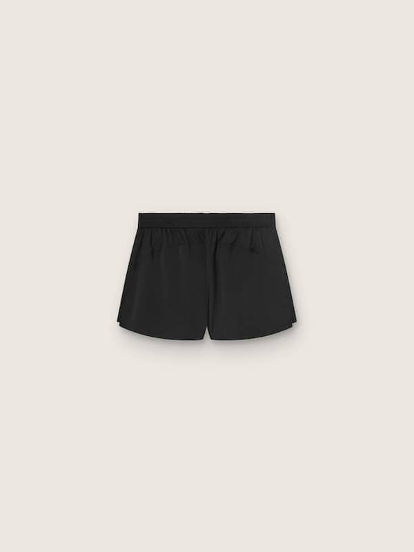 Golden Goose - Women's black double-layer sports shorts in 