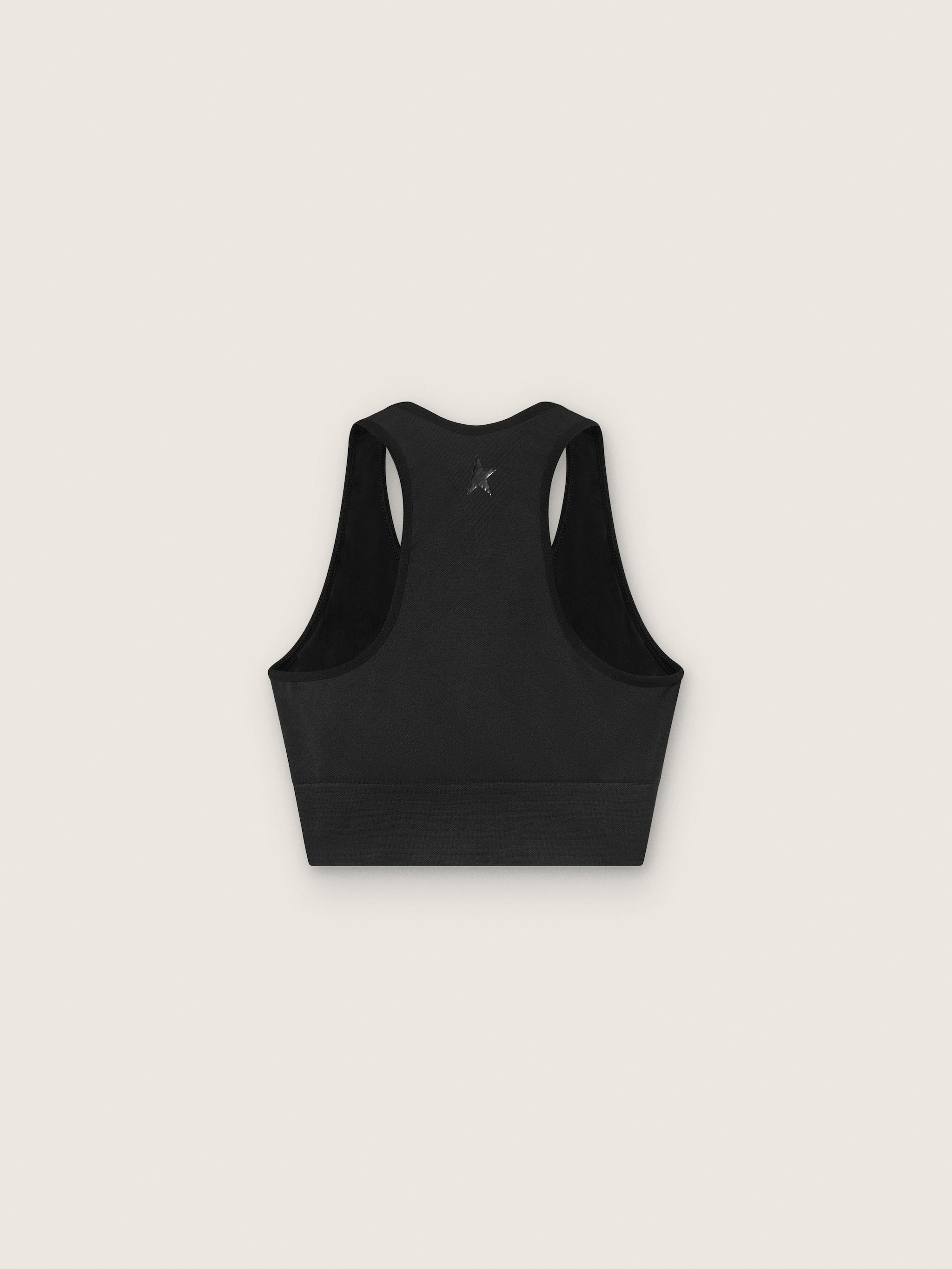 Golden Goose - Reggiseno sportivo nero da donna in 