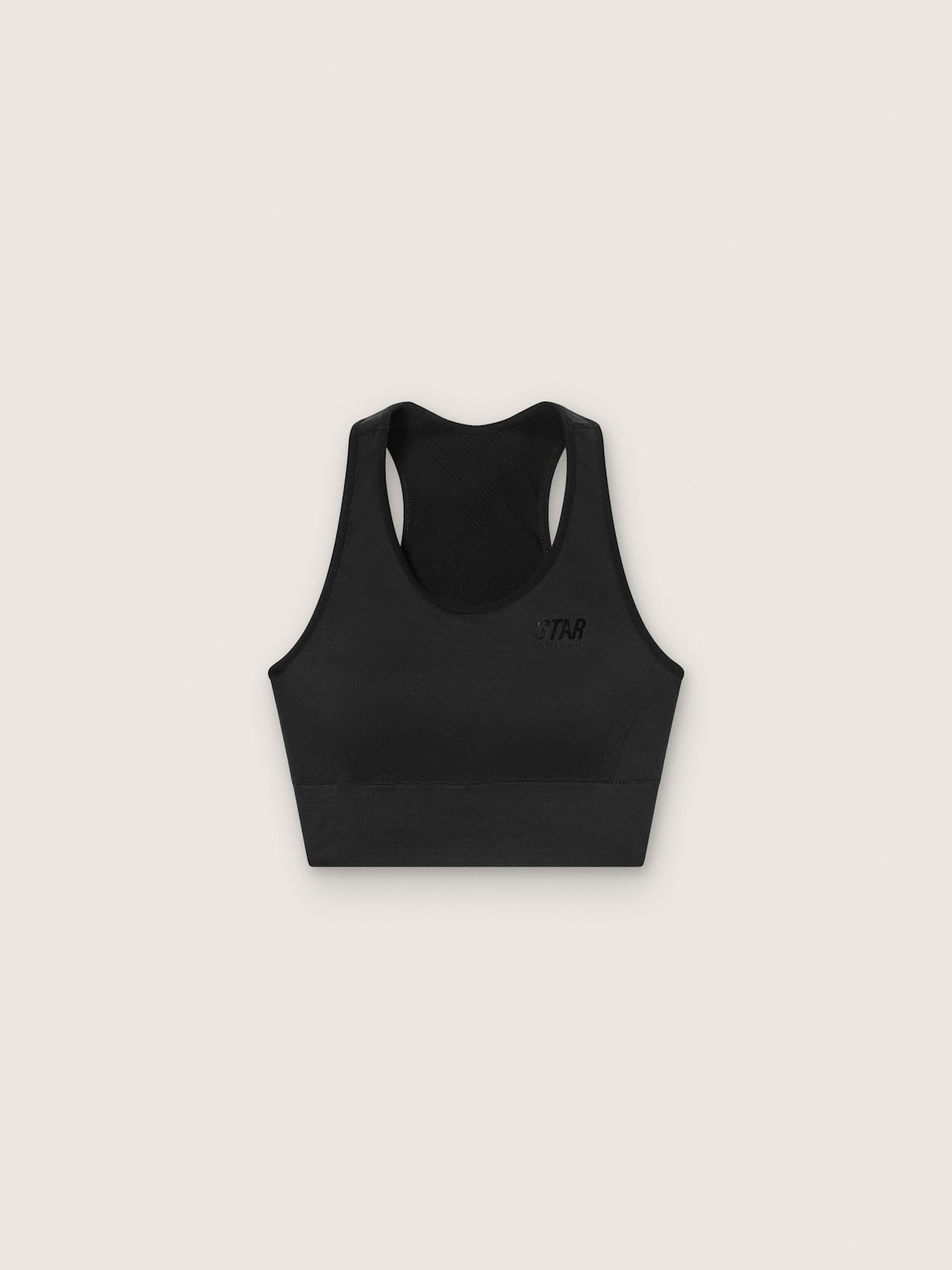 Golden Goose - Reggiseno sportivo nero da donna in 