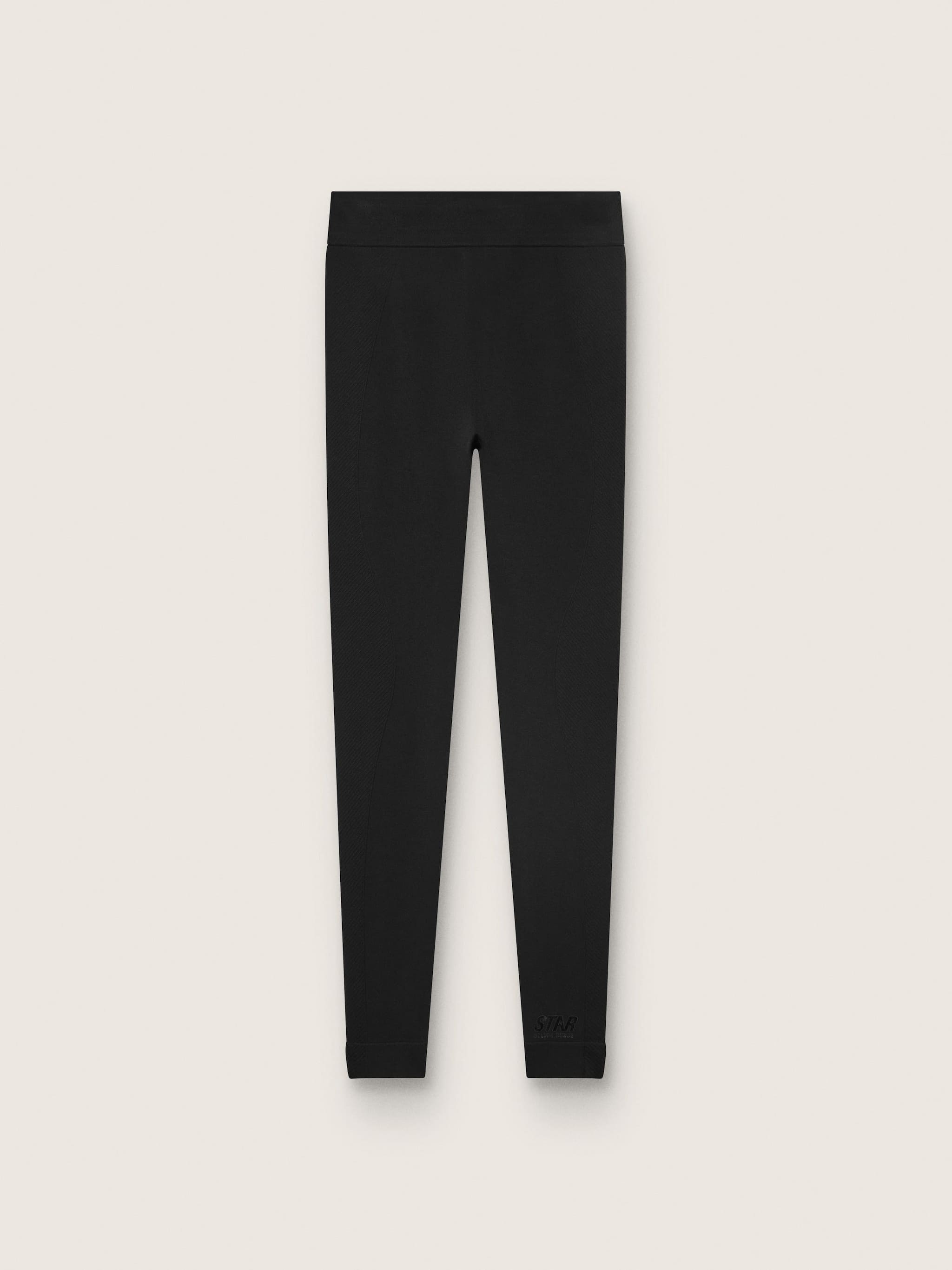 Golden Goose - Leggings sportivi neri a vita alta da donna in 