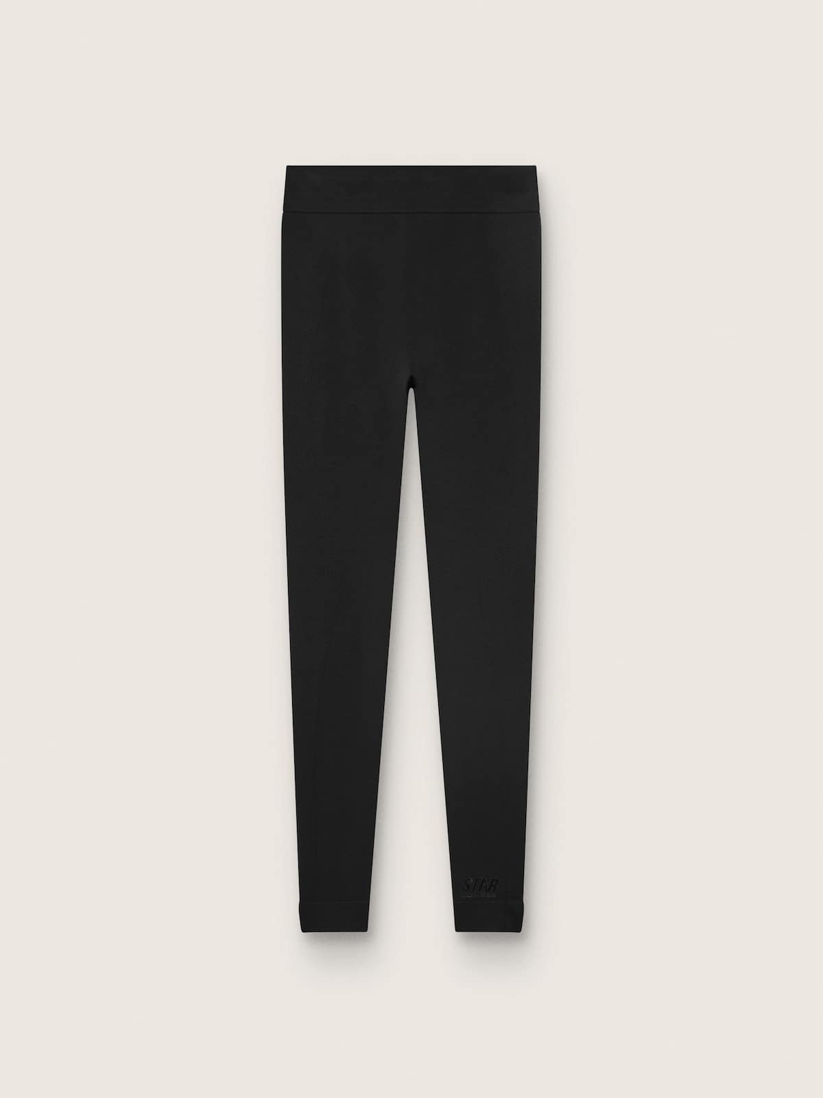 Golden Goose - Leggings sportivi neri a vita alta da donna in 