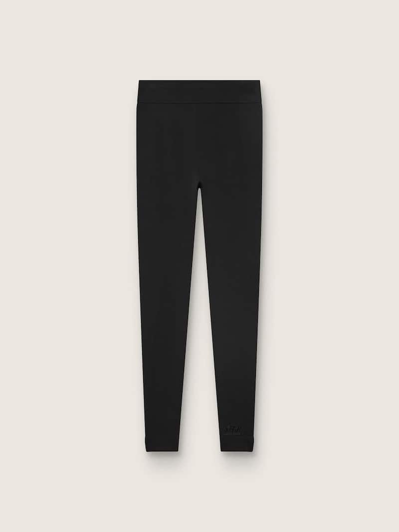 Legging de sport noir taille haute pour femme