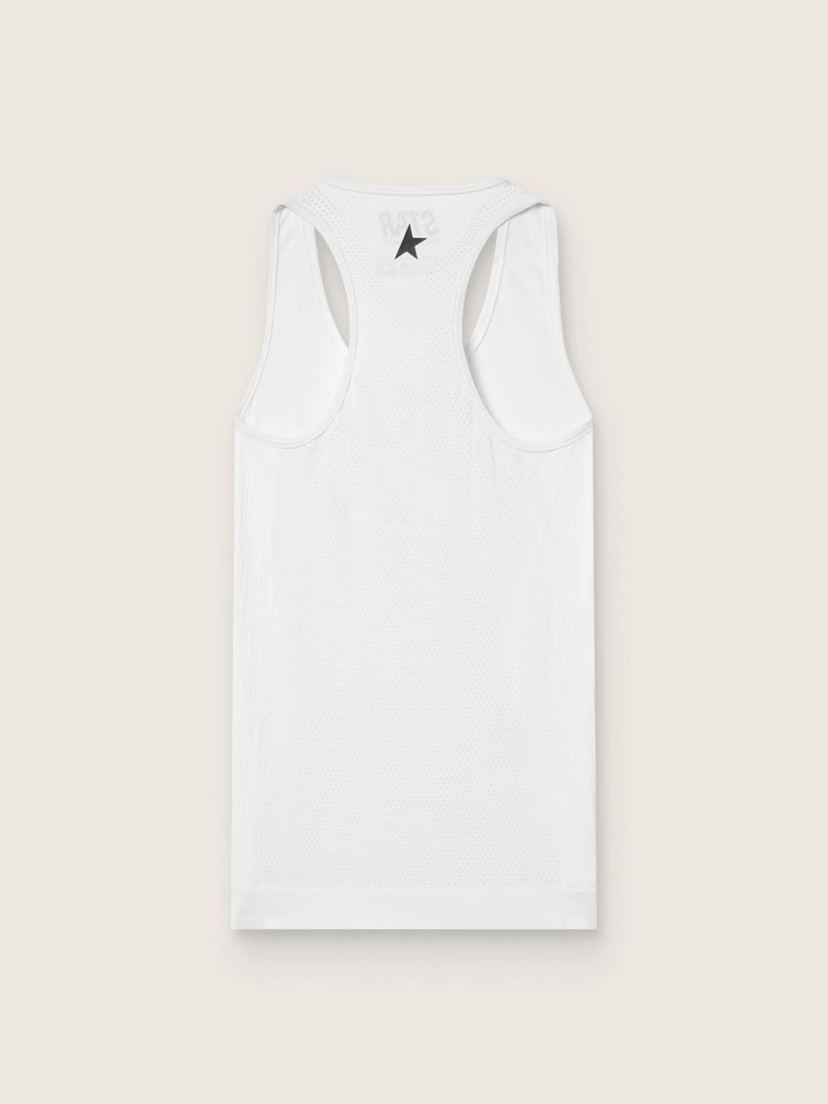 Golden Goose - Canottiera sportiva bianca da donna in 