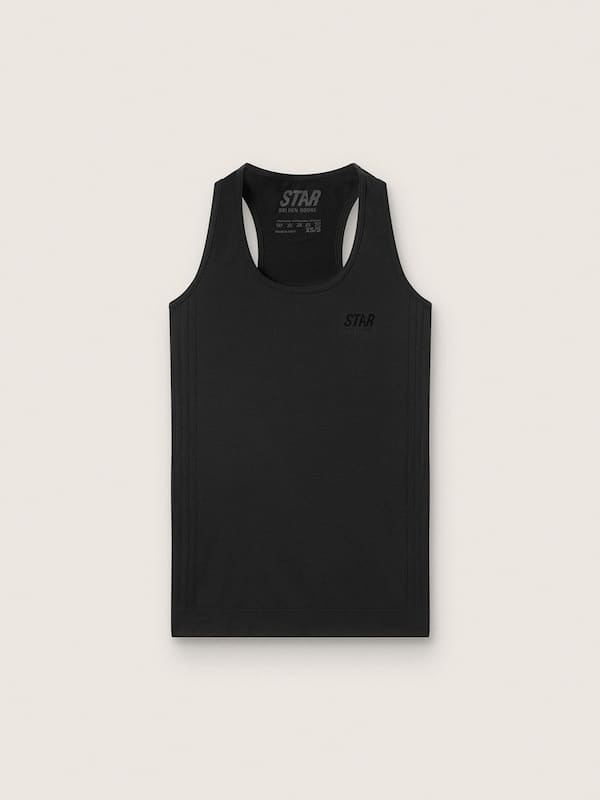 Golden Goose - Women's black sports tank top in 